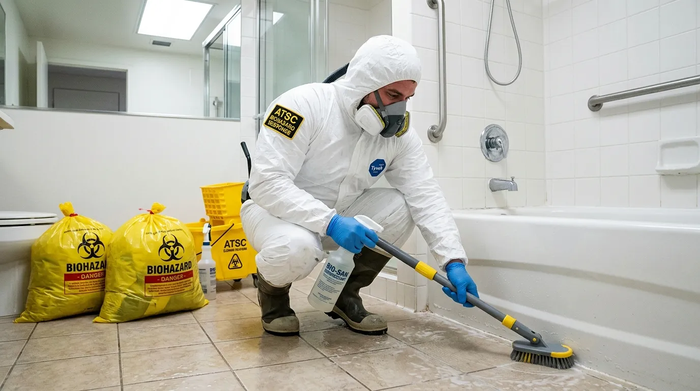 Decontamination equipment deployed for Blood Cleanup in Manteca